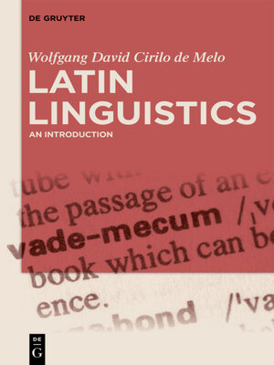 cover image of Latin Linguistics